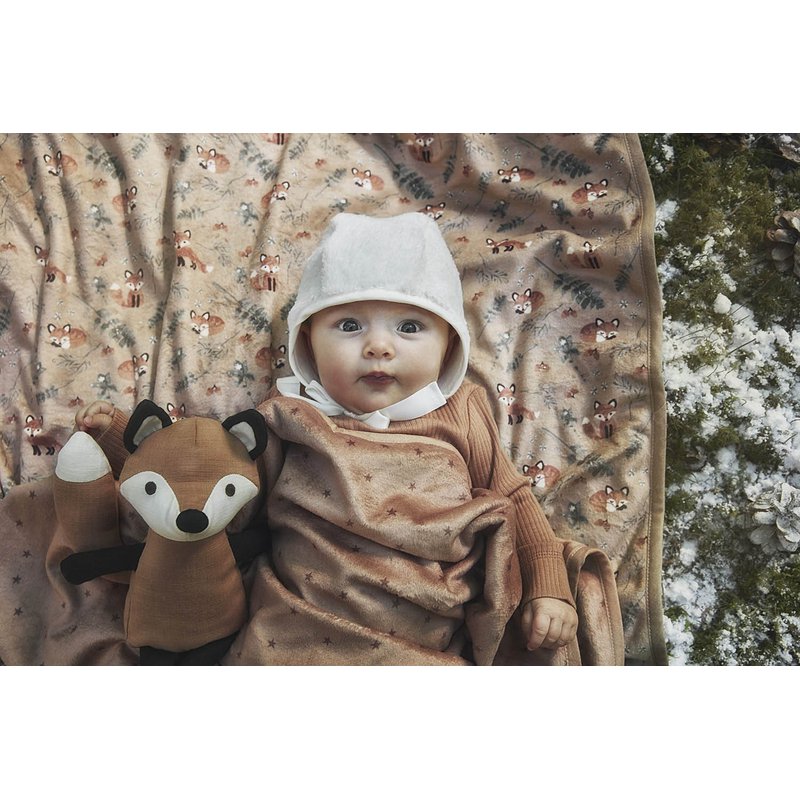 Elodie Details - Czapka Winter Bonnet - Shearling - 0-3 m-ce