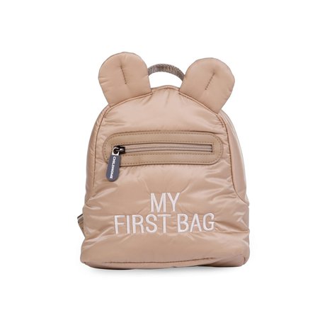 Childhome Plecak dziecięcy My first bag Pikowany Beżowy CHILDHOME