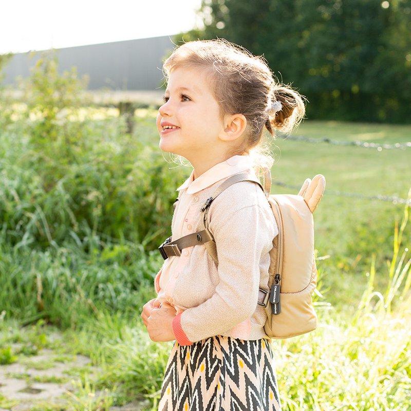 Childhome Plecak dziecięcy My first bag Pikowany Beżowy CHILDHOME