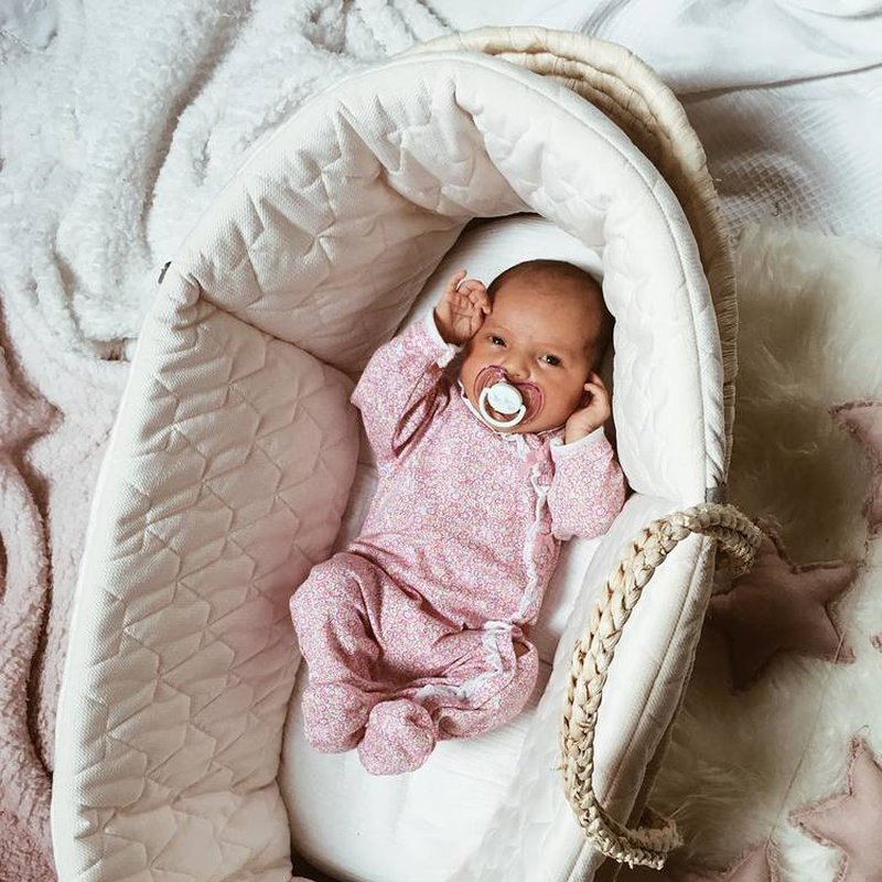 LA MILLOU - VELVET COLLECTION - OCHRANIACZ DO ŁÓŻECZKA 60 x 120 cm -PAPAYA