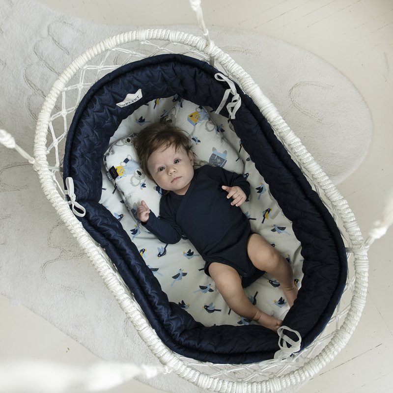 LA MILLOU - VELVET COLLECTION - OCHRANIACZ DO ŁÓŻECZKA 60 x 120 cm -PAPAYA