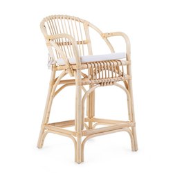 CHILDHOME - MONTANA JUNIOR CHAIR RATTAN NATURAL + CUSHION