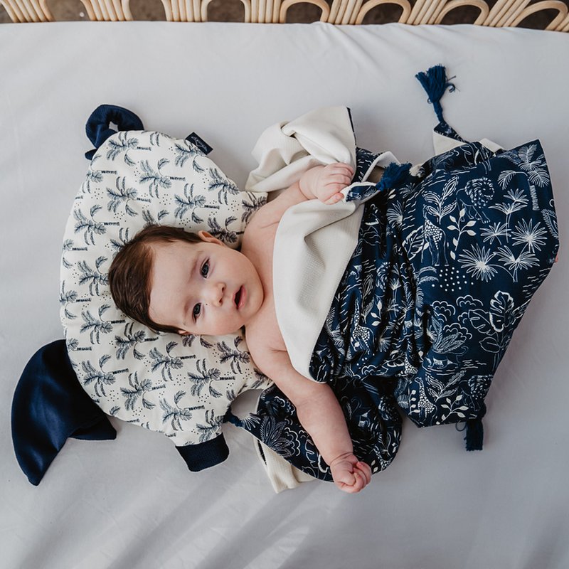 LA MILLOU - ORGANIC JERSEY COLLECTION - PRZEŚCIERADŁO 60x120 - POWDER PINK