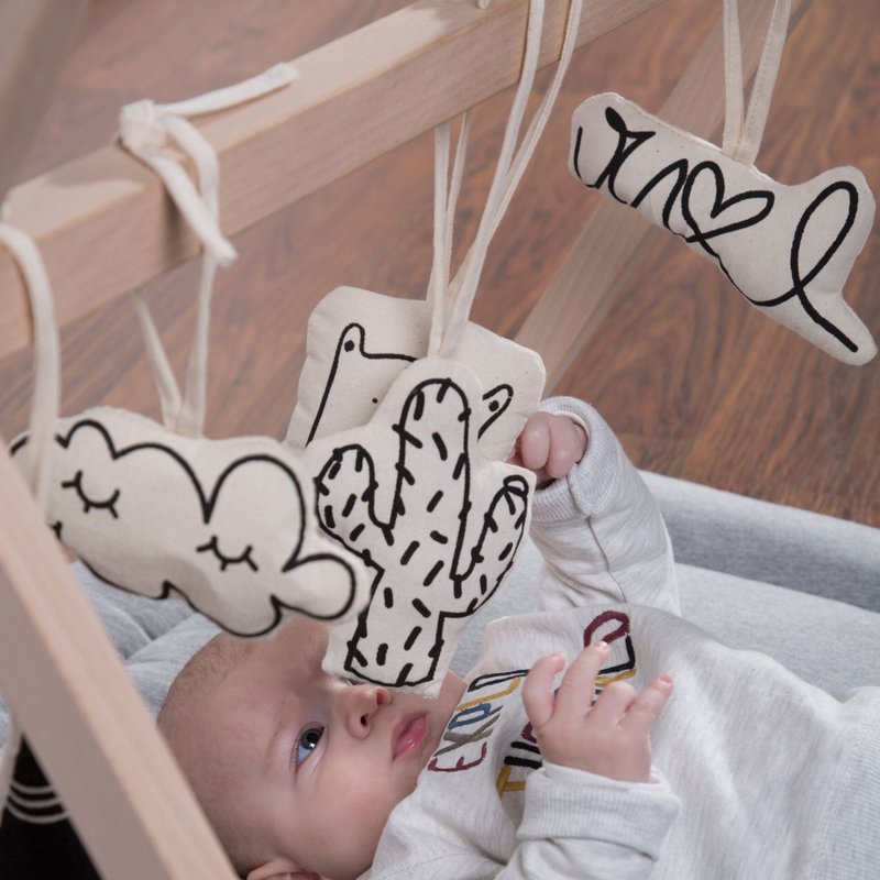 Childhome Zestaw zabawek do pałąka 5 szt. CHILDHOME