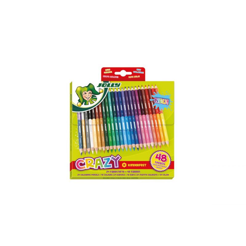 Jolly - Kredki dwustronne Crazy 24/48 kolory