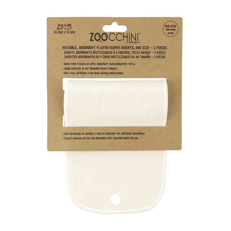 Zoocchini Wkłady do pieluszek wielorazowych 2 szt.