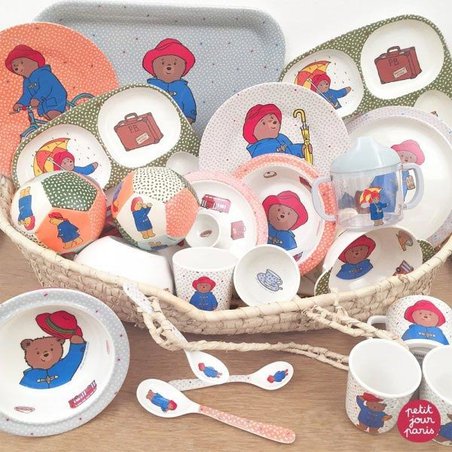 Miękka piłka fi 10 cm dla małych dzieci, Miś Paddington | Petit Jour Paris® Miękka piłka fi 10 cm dla małych dzieci, Miś Paddington | Petit Jour Paris®