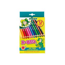 Kredki duże X-Big Jolly 12 kolorów