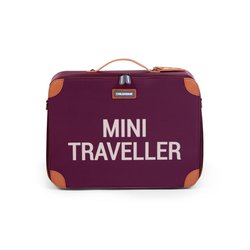 Childhome Walizka dziecięca Mini traveller Aubergine CHILDHOME
