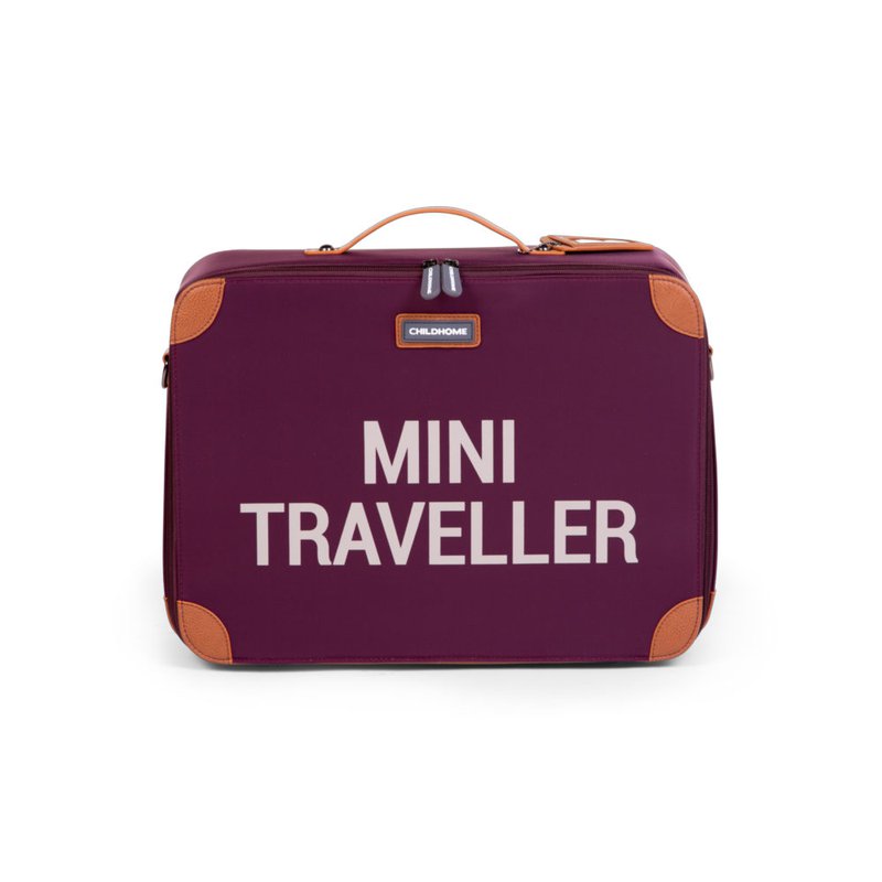 Childhome Walizka dziecięca Mini traveller Aubergine CHILDHOME