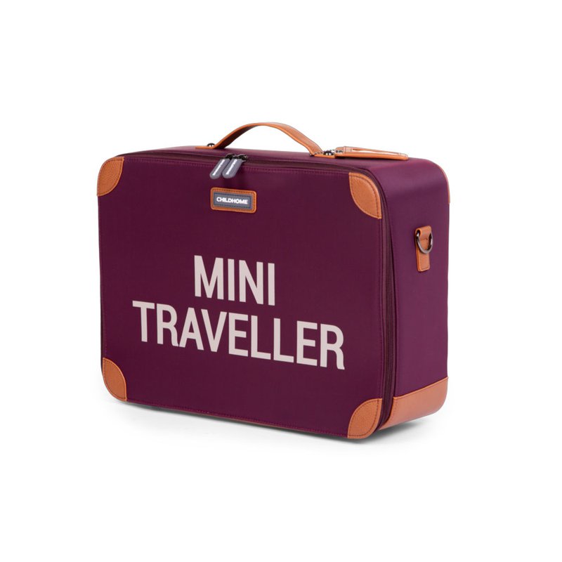 Childhome Walizka dziecięca Mini traveller Aubergine CHILDHOME