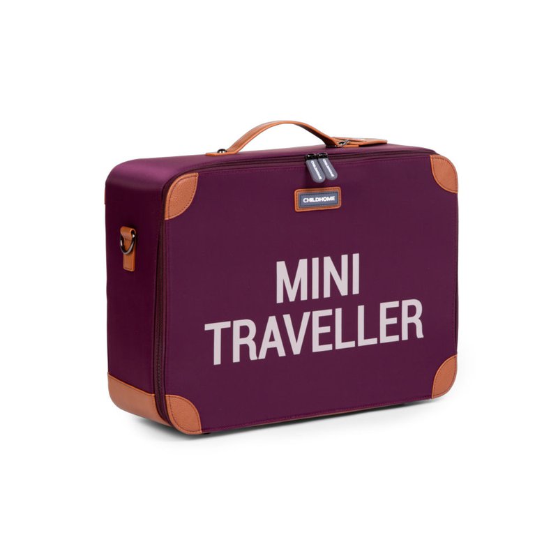 Childhome Walizka dziecięca Mini traveller Aubergine CHILDHOME