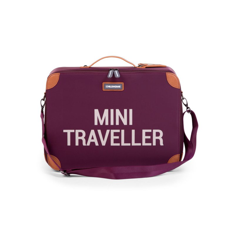 Childhome Walizka dziecięca Mini traveller Aubergine CHILDHOME