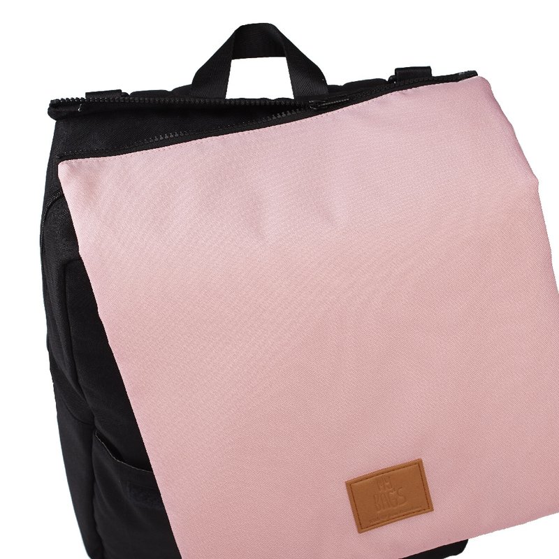 My Bag's Plecak Reflap eco black/pink MY BAG'S