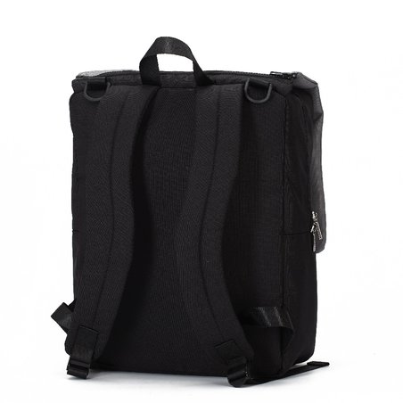 My Bag's Plecak Reflap eco black/pink MY BAG'S