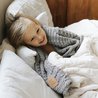 LA MILLOU - TENDER COLLECTION - MERINO WOOL BLANKET - ICE BLUE LA MILLOU - TENDER COLLECTION - MERINO WOOL BLANKET - ICE BLUE