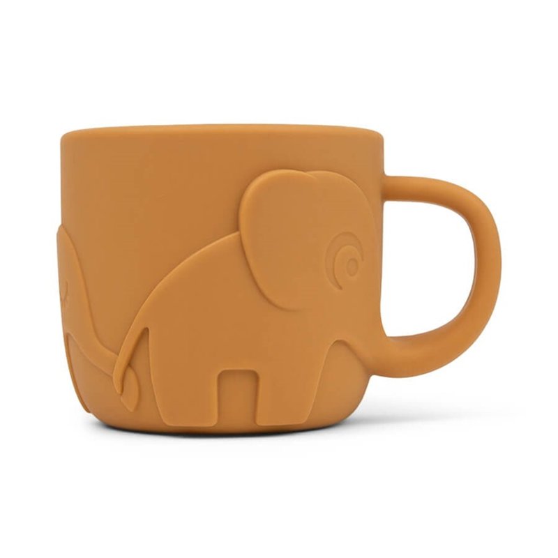 Done by Deer Peekaboo Kubek Silikonowy Elphee Mustard