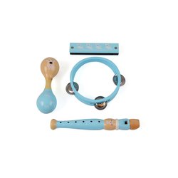 Magni - Zestaw muzyczny niebieski drewniany