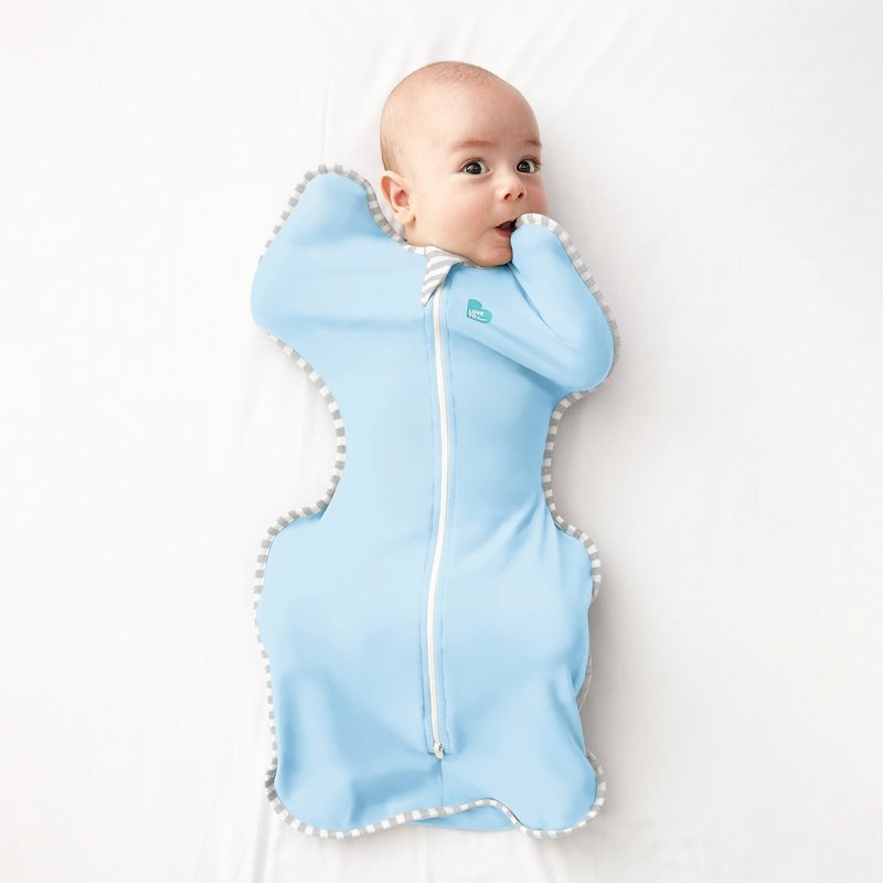 Love to Dream - Otulacz Swaddle UP - rozmiar S - niebieski - ETAP 1 Lite