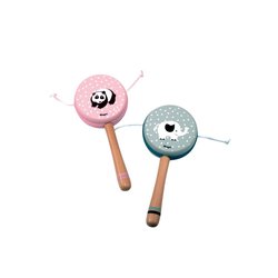 Magni - Bębenek drewniany ze sznureczkami