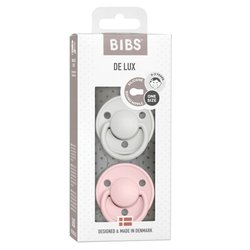 BIBS DE LUX ONE SIZE 2- PACK HAZE & BLOSSOM Smoczek uspokajający silikonowy