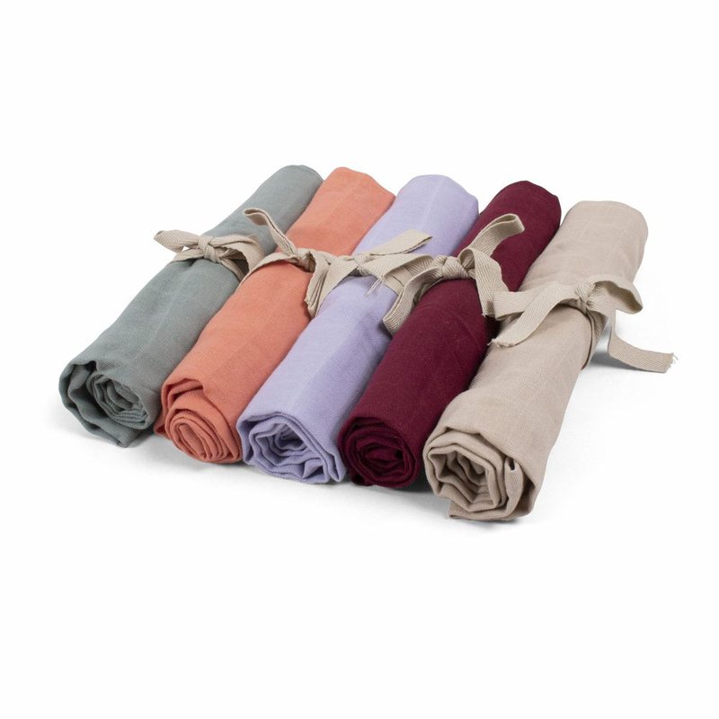 Filibabba Pieluszka muślinowa 65 x 65 cm Coral FILIBABBA