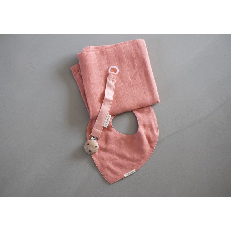 Filibabba Pieluszka muślinowa 65 x 65 cm Coral FILIBABBA