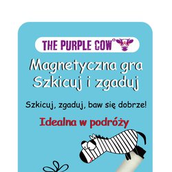 Gra magnetyczna The Purple Cow -Szkicuj i Zgaduj