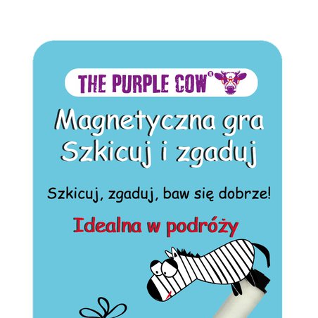 Gra magnetyczna The Purple Cow -Szkicuj i Zgaduj