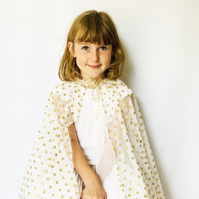 Ratatam - Meri Meri - Peleryna wróżki Gold dots