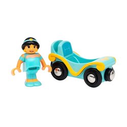 BRIO Disney Princess Królewna Jasmine z Wagonikiem