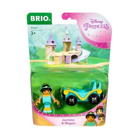 BRIO Disney Princess Królewna Jasmine z Wagonikiem