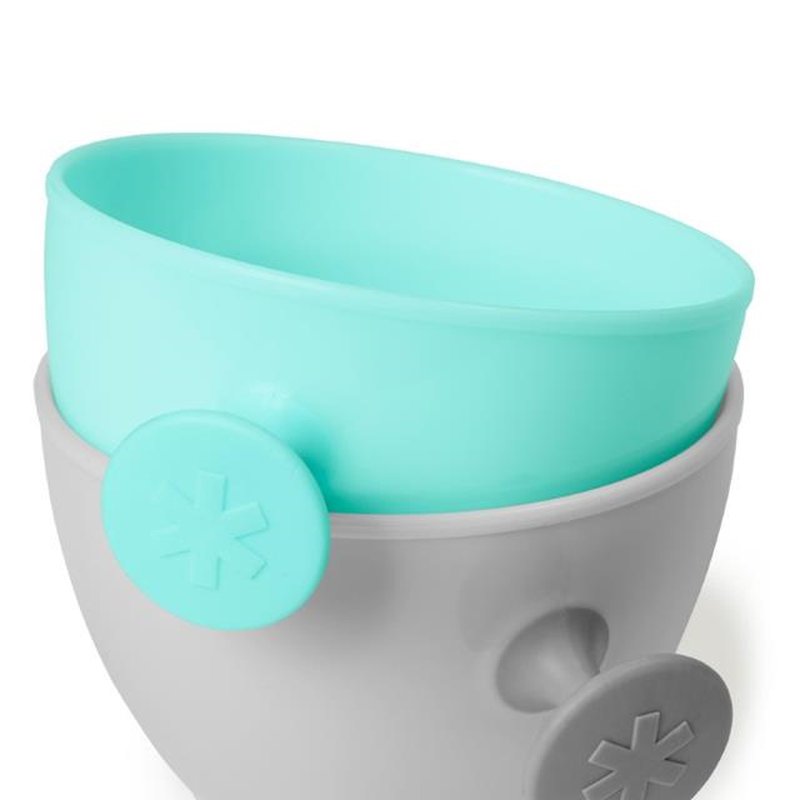 Skip Hop - Zestaw jedzeniowy Easy-Feed Teal/Grey