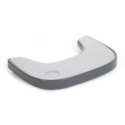 Childhome Tacka ABS do krzesełka Evolu 2 + mata silikonowa Anthracite CHILDHOME