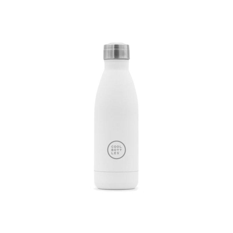COOLBOTTLES - Cool Bottles Butelka termiczna 350 ml Triple cool Mono White
