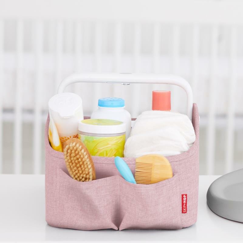 Skip Hop - Organizer podróżny z lampką Heather Pink