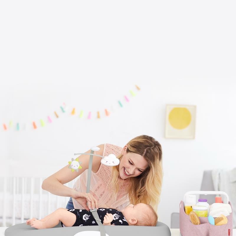 Skip Hop - Organizer podróżny z lampką Heather Pink