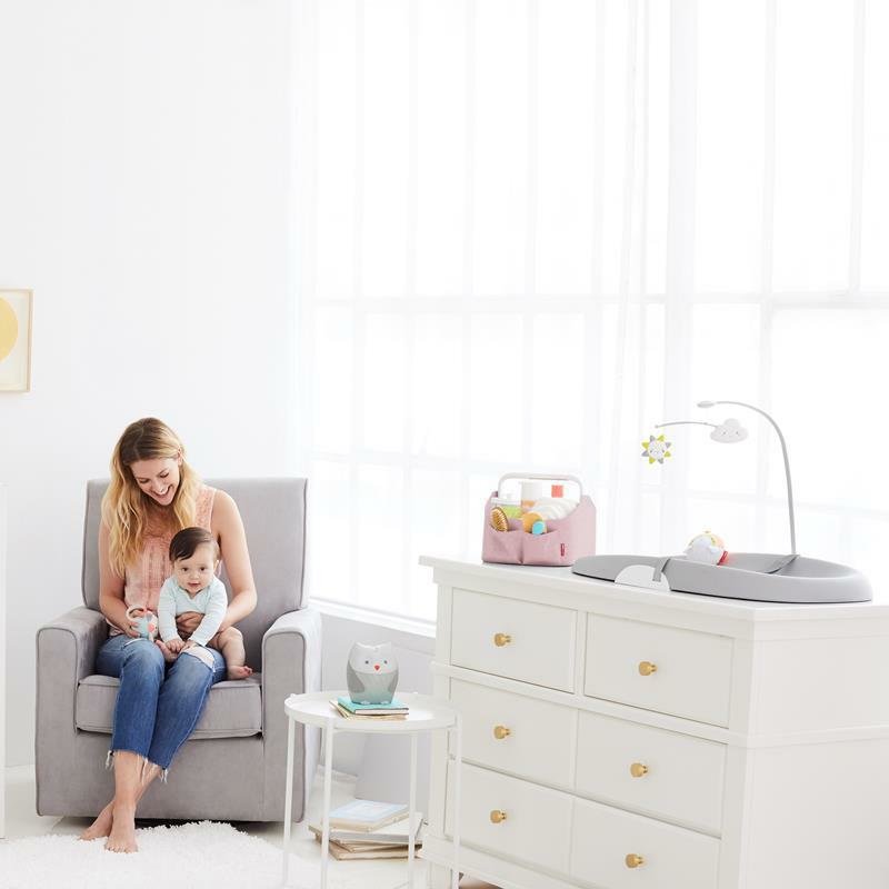 Skip Hop - Organizer podróżny z lampką Heather Pink