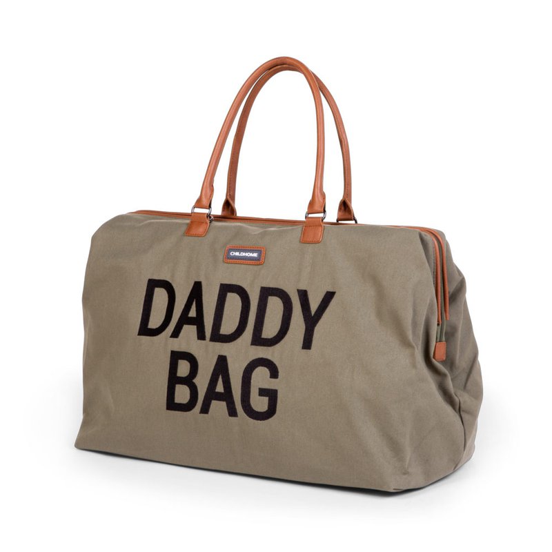 Childhome Torba Daddy bag Kanwas Khaki CHILDHOME