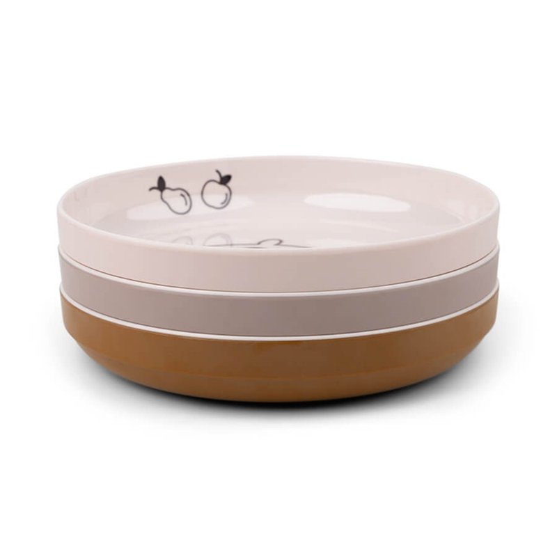 Done by Deer Yummy Talerz 3 szt. Powder