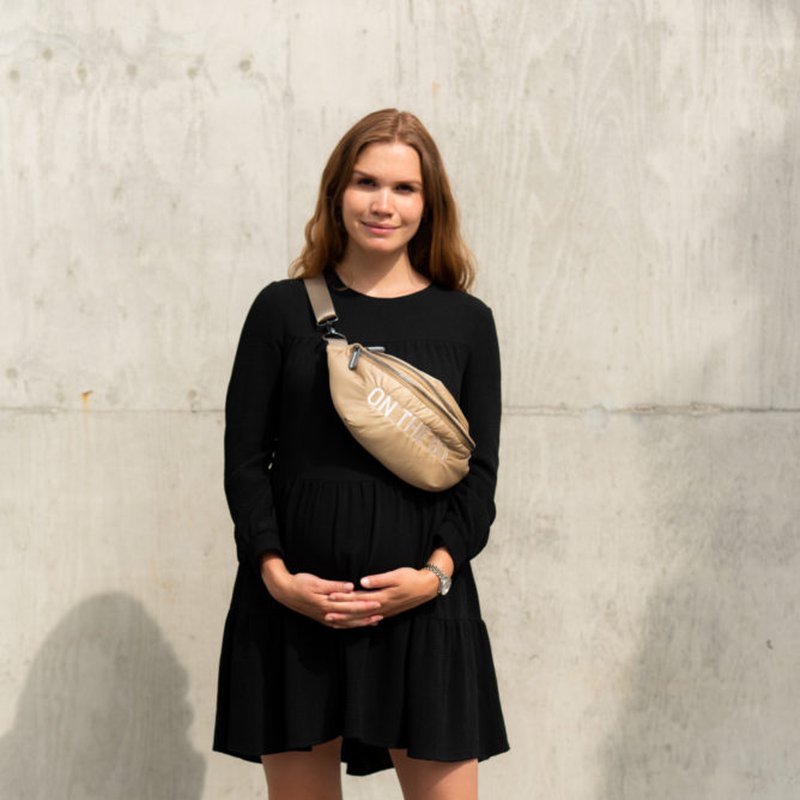 Childhome Nerka Banana Bag Pikowana Beżowa CHILDHOME