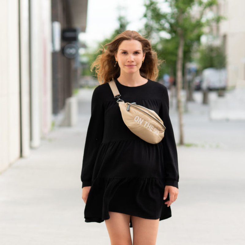 Childhome Nerka Banana Bag Pikowana Beżowa CHILDHOME