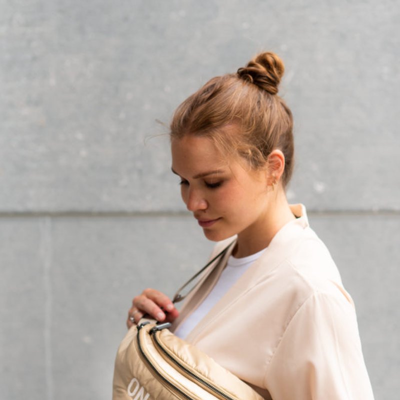 Childhome Nerka Banana Bag Pikowana Beżowa CHILDHOME