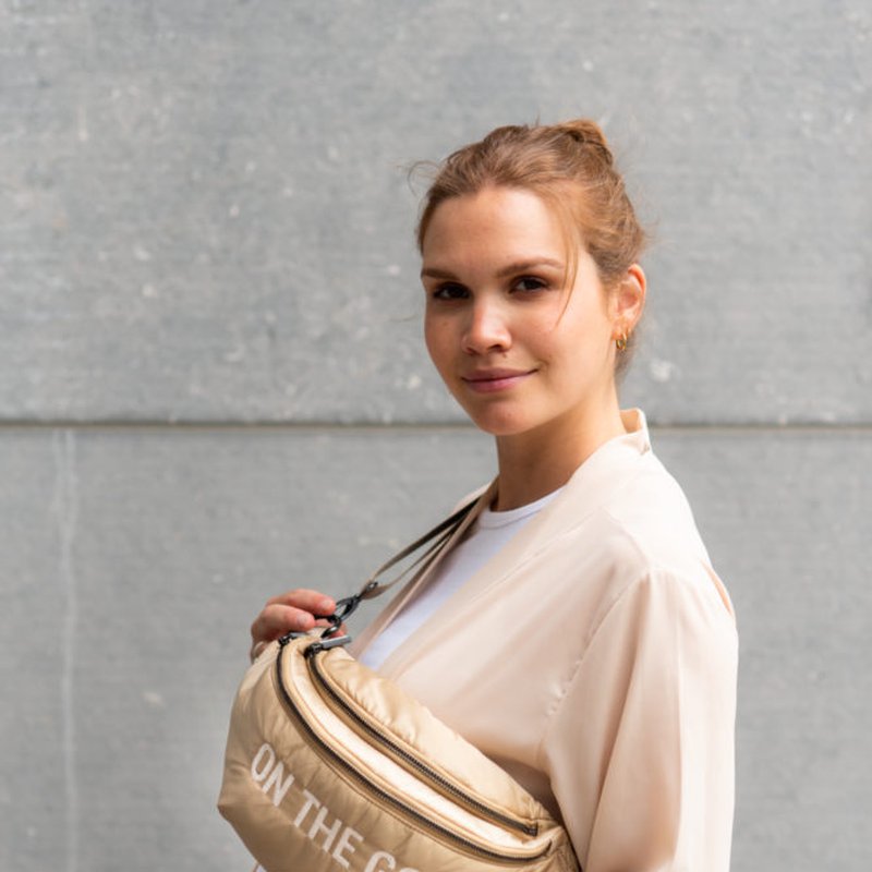 Childhome Nerka Banana Bag Pikowana Beżowa CHILDHOME