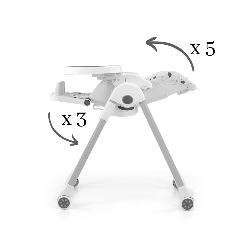 Milly Mally - Krzesełko do karmienia MILANO Jumbo