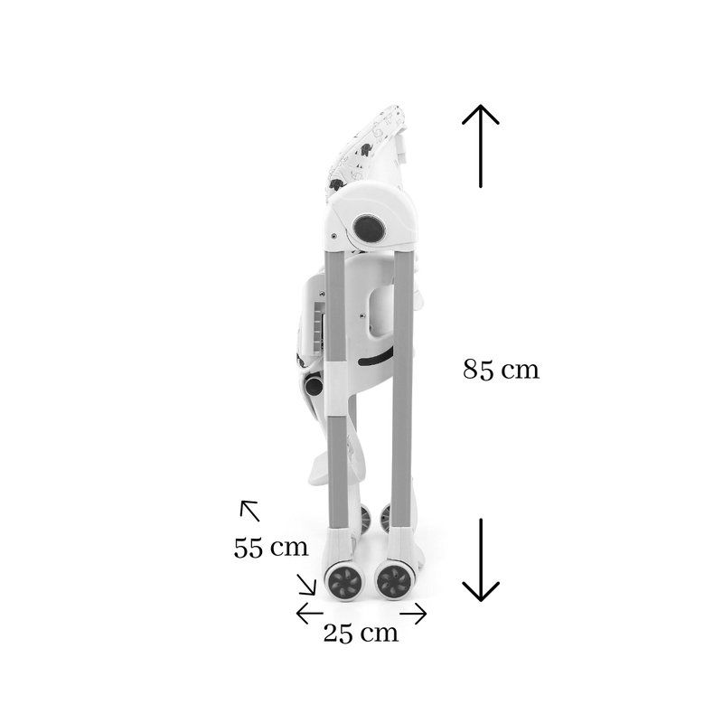 Milly Mally - Krzesełko do karmienia MILANO Jumbo