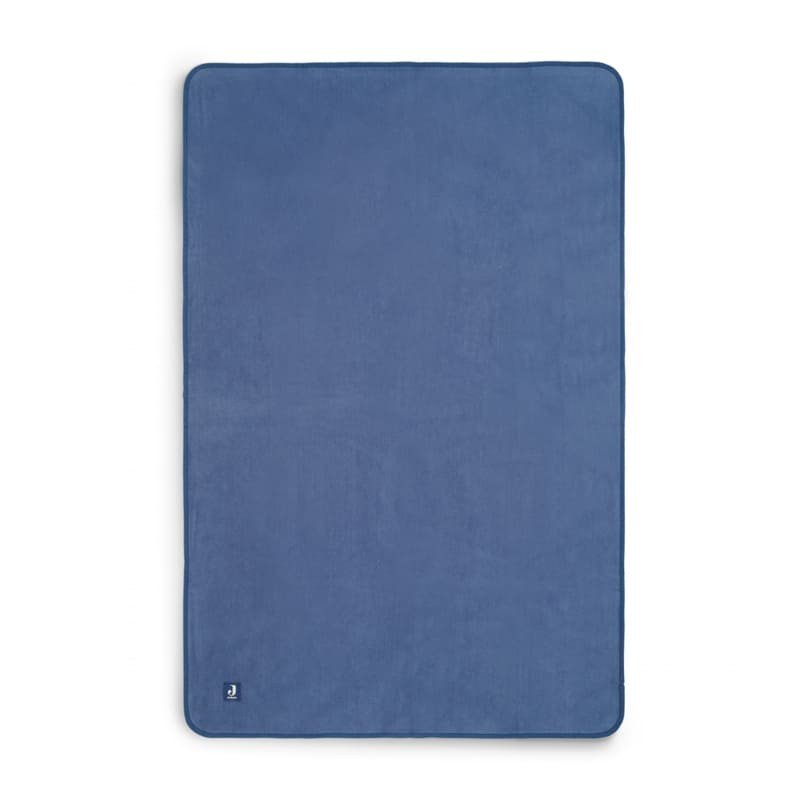 Jollein - Baby & Kids - Jollein - Kocyk bawełniany 100 x 150 cm Jeans Blue