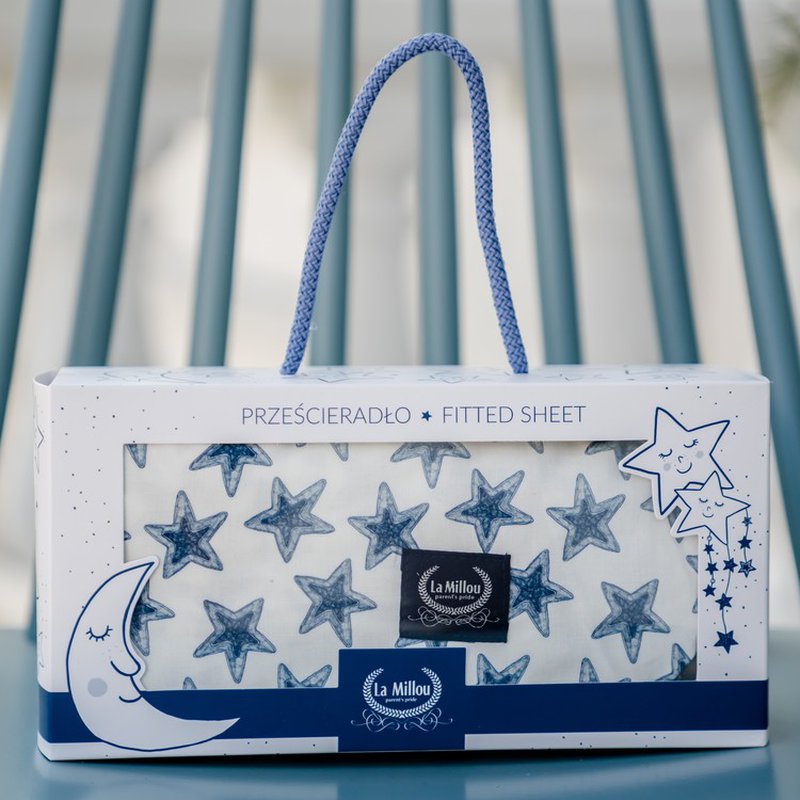 LA MILLOU - PRZEŚCIERADŁO GOOD NIGHT 60 x 120 cm - FRENCH RIVIERA WAVES