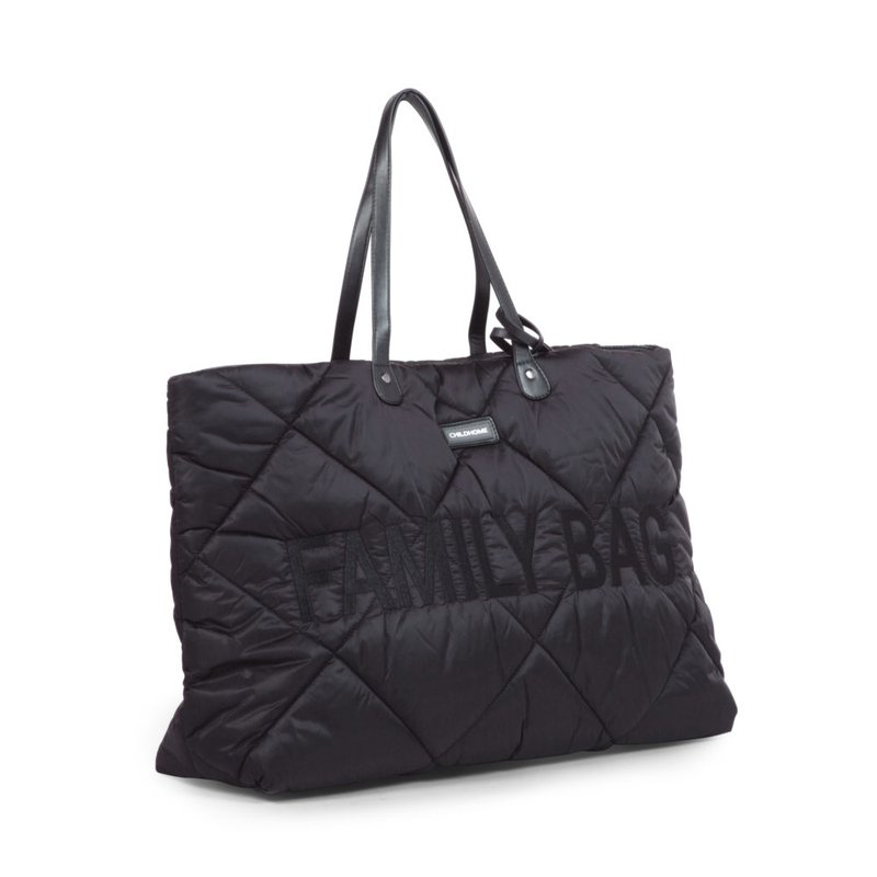Childhome Torba Family bag Pikowana Czarna CHILDHOME