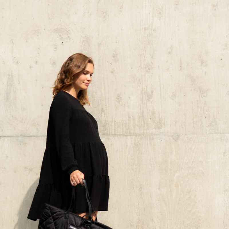 Childhome Torba Family bag Pikowana Czarna CHILDHOME